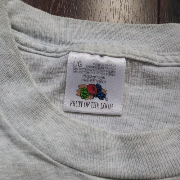 White/Gray 90s Halifax Suicide Zone Pub Crawl Tee – Large - Picture 3 of 5